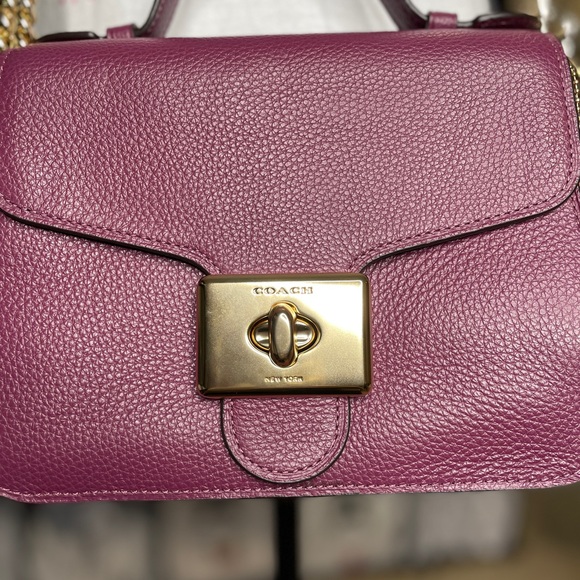 COACH Leather Cassidy Top Handle - Picture 10 of 16